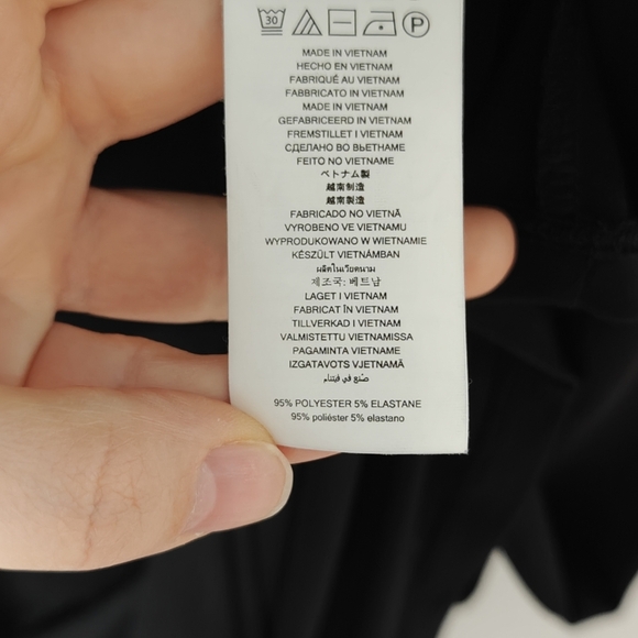 Michael Kors Little Black Dress Medium Boxy Midi Dress Gold Accents Tassels - Picture 7 of 7